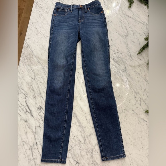 Madewell Denim - NEW Madewell Women’s Dark Blue 10” High-Rise Skinny Jeans Size 26 Tall / 2 US